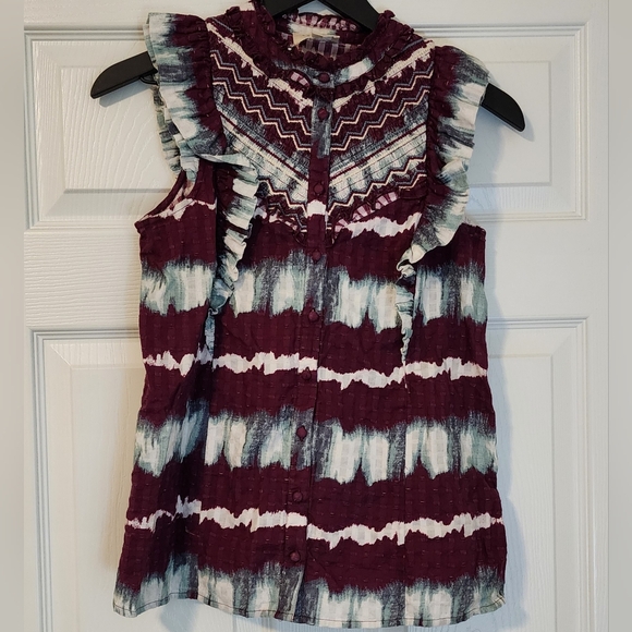 Sezane Elena Blouse in Tie - Picture 2 of 5